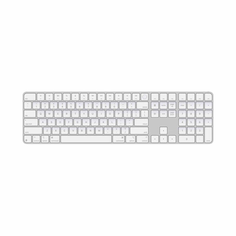 APPLE Magic Keyboard With Touch Id & Numeric Keypad For Mac Models With Apple Silicon - Us Eng-white Keys MXK73ZA/A-image null