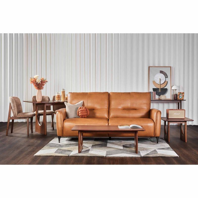 3 Seater (fl) C13 Copper Full Leather Sofa LINNEA-image 5