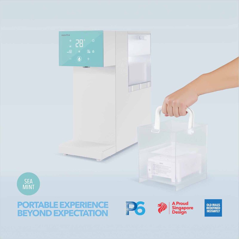NOVITA Instant Hot/cold Water Dispenser - Sea Mint (hydroplus) P6+ - SEA MINT-image 4