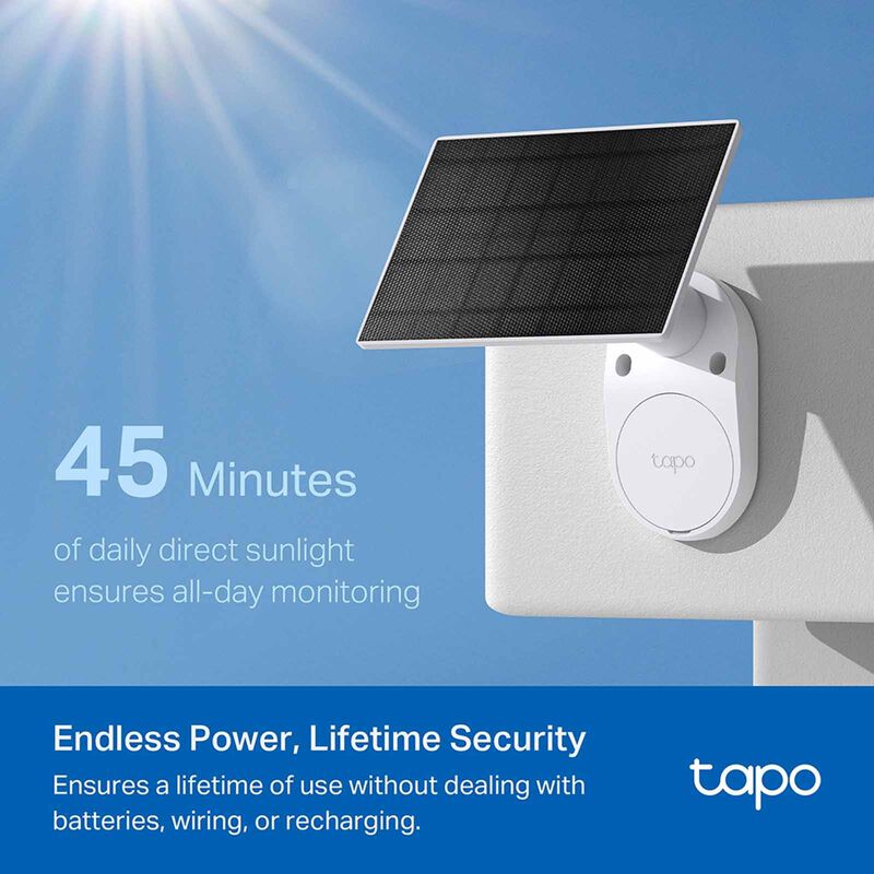 TP LINK Solar-powered Security Camera Kit TPL-TC82 KIT-image 5