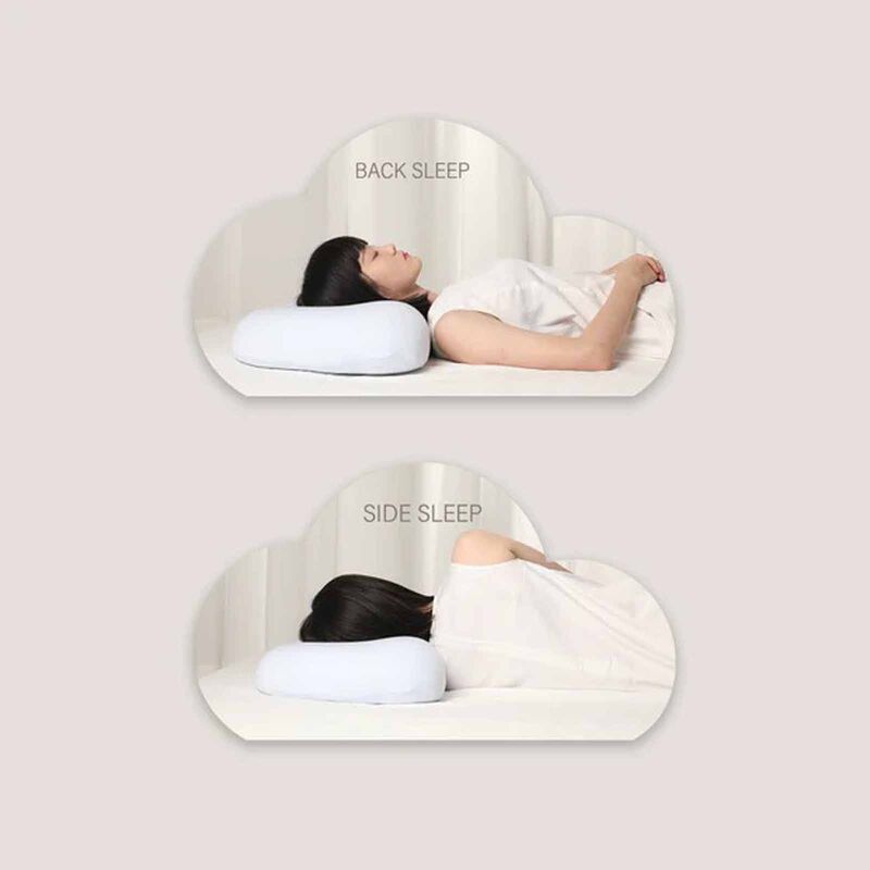 BELLAMI PL Cloud Memory Foam Pillow With Cover - Grey CLOUD PILLOW-image 3