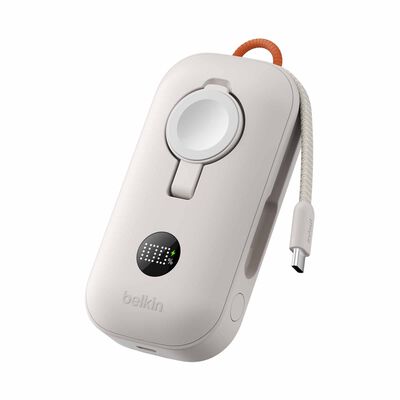 BELKIN 10k Power Bank W/cbl & Watch Chrgr Sand BPD012FQSA