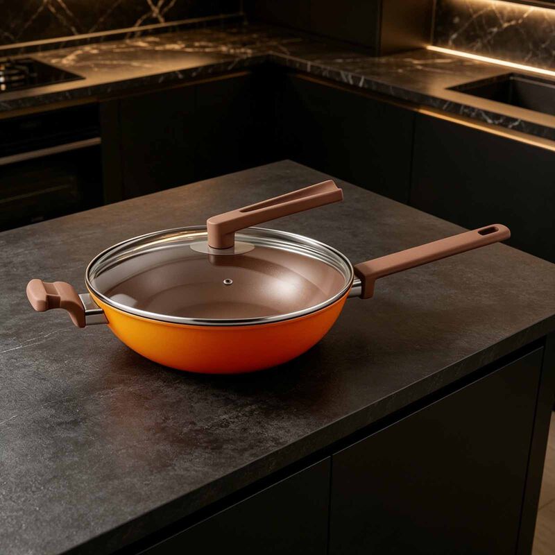 SAFICO PRO Aluminium Ceramic W/pan &Oslash;28cm 1942-01-00812-OR-image 2