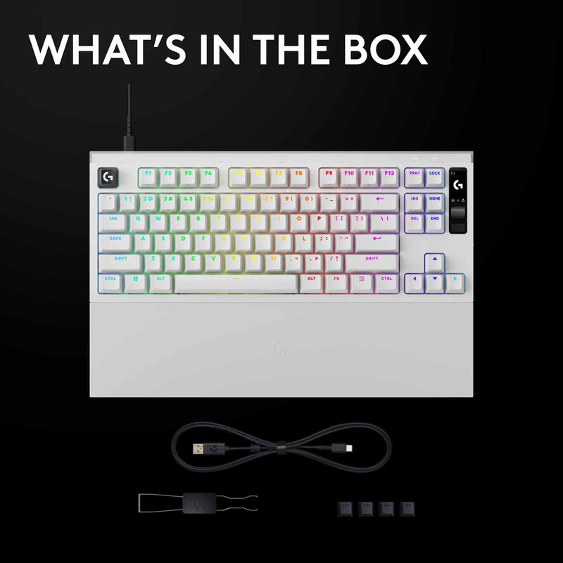 LOGITECH G Pro X2 Rapid Keyboard Analog Swt White 920-014102-image 14