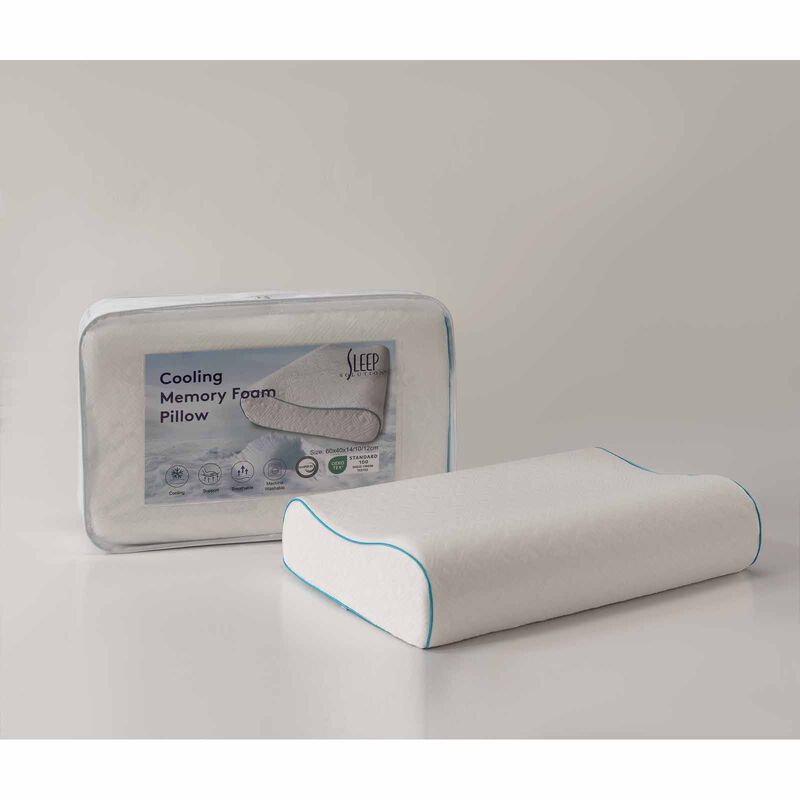 SLEEP SOLU Contour Pillow - Black Friday- Special Buy COOLING MEMORY FOAM-image 1