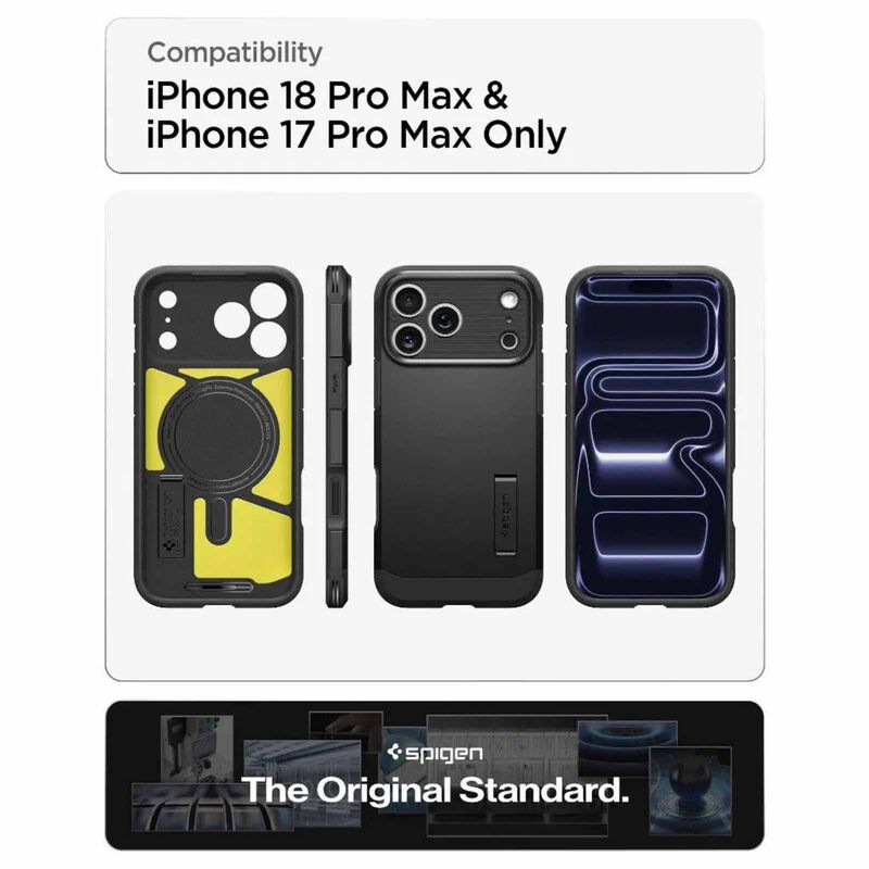 SPIGEN Iphone 18 Pro Max/ 17 Pro Max Tough Armor T Magfit Black ACS12136-image 2