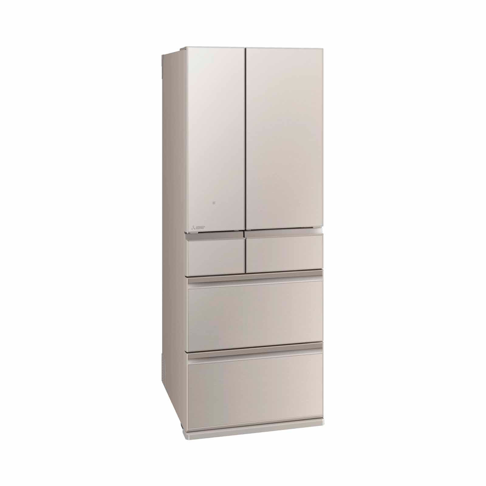 Shop MITSUBISHI Multi Door Fridge (608l) - Glass Greige MR-WZ61K