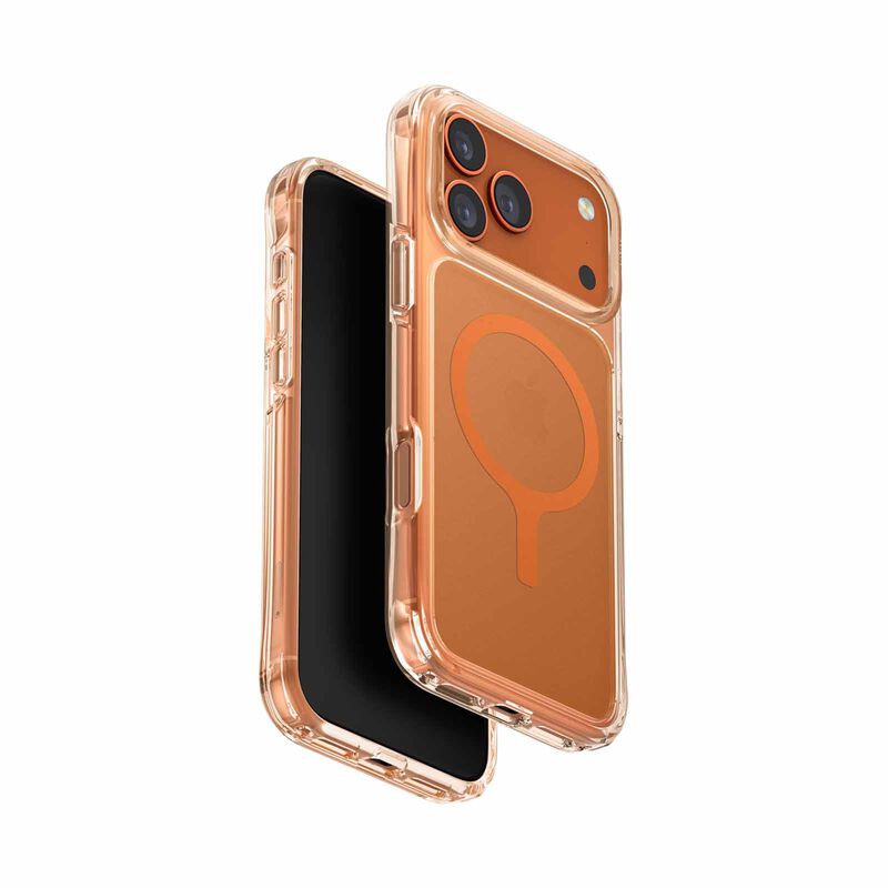 UNIQ Hybrid Iphone 17 Pro Max (2025) 6.9 Magclick Charging Lifepro Xtreme (af) - Frost Clear/volt Orange UNIQ-IP6.9P(2025)-LXAFMFCLRVO-image 2