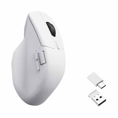 KEYCHRON M6s Huano Silent 20m Micro Switch 2.4 Ghz Wireless Mouse - White KYCN-M6S-A3