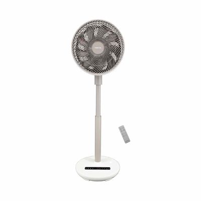 MISTRAL 12 In Dc High Velocity Moodlight Stand Fan W/remote Control MHV9123DR-ML