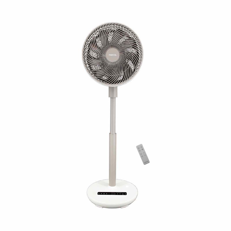 MISTRAL 12 In Dc High Velocity Moodlight Stand Fan W/remote Control MHV9123DR-ML-image 1