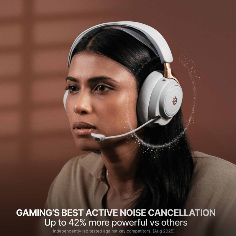STEELSERIE Hi-res Audio Wired And Wireless Certified + Gamehub - Sage And Gold ARCTIS NOVA ELITE - SAGE AND GOLD-image 4