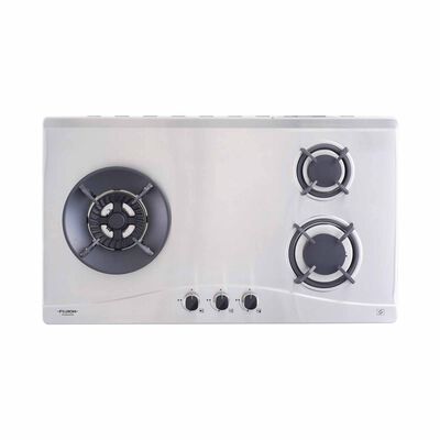 FUJIOH 86cm 3 Burners Gas Hob (tg) - Stainless Steel (exclude Installation) FH-GS5030 SVSS TG