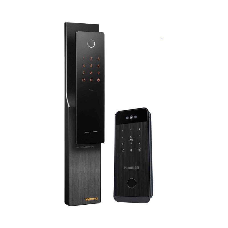 ZIGBANG Gate Lock H1 + Door Lock Shp-p52h (black) H1 + SHP-P52H (BLACK)-image 3