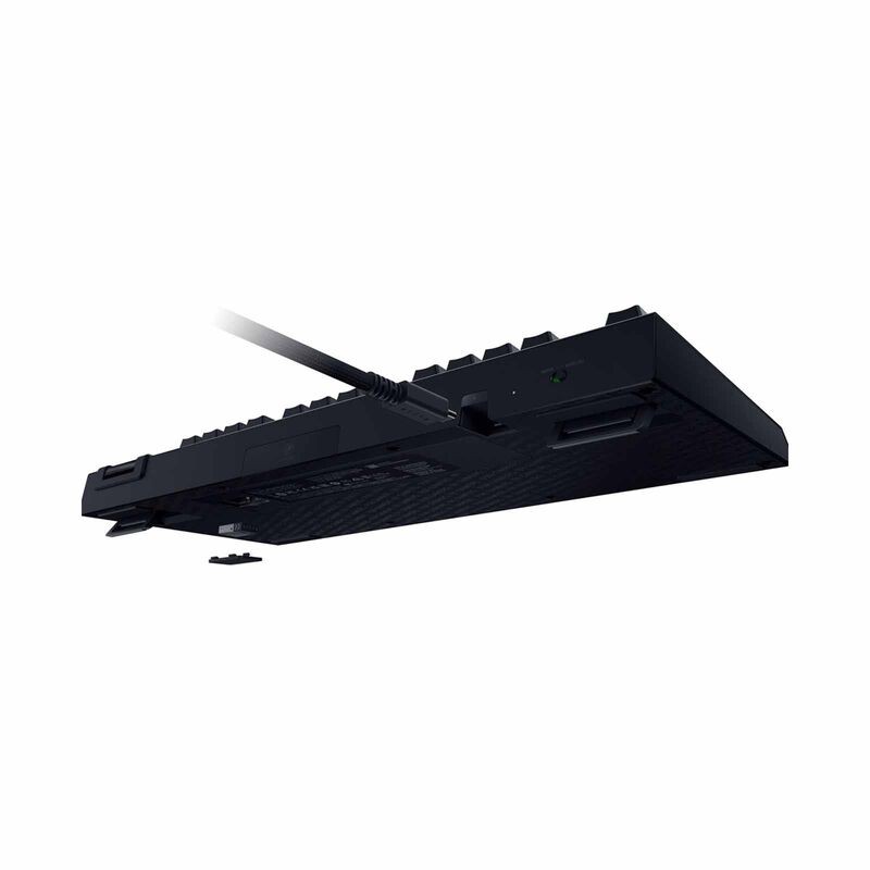 RAZER Blackwidow V4 Tenkeyless Hyperspeed - Hot-swappable Wireless Mechanical Gaming Keyboard (orange Tact RZ03-05480100-R3M1-image 6