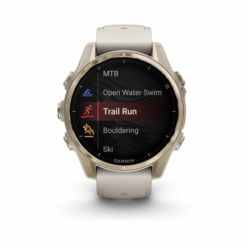 GARMIN Fenix 8 43mm Sapphire Amoled Edition, Soft Gold Ss/fog Gray GM-010-02903-18-image 1