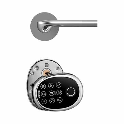 KAADAS Lever Handle Mortise Door Lock For Room Doors M9 SILVER