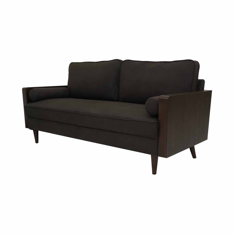 MUZE 3 Seater Sofa (fab) Cocoa BRIDGET-image 2