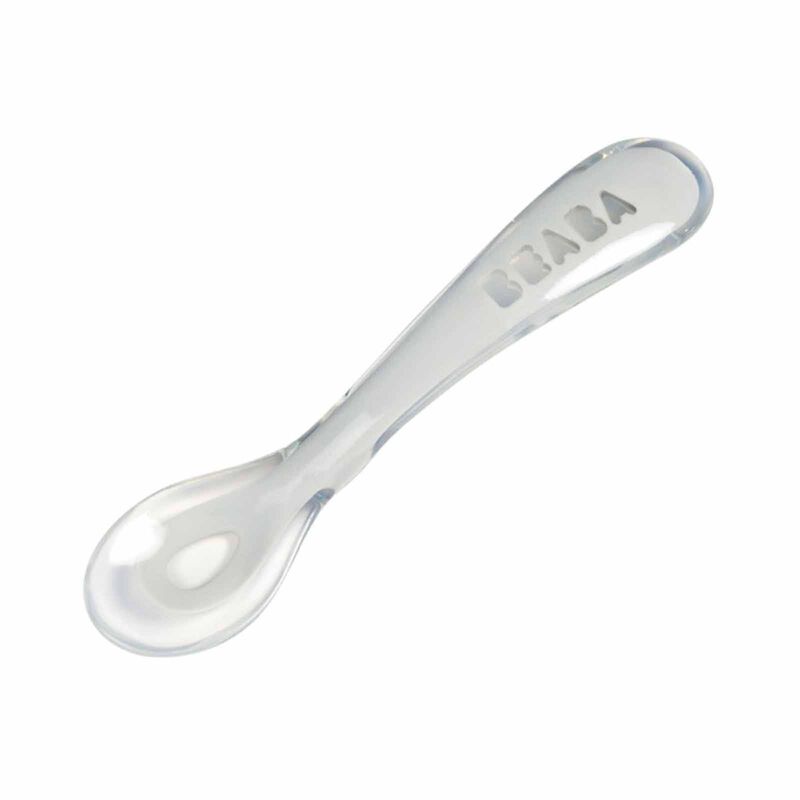 BEABA Soft Silicone Spoon - Velvet Grey (online) 2ND STAGE-image null