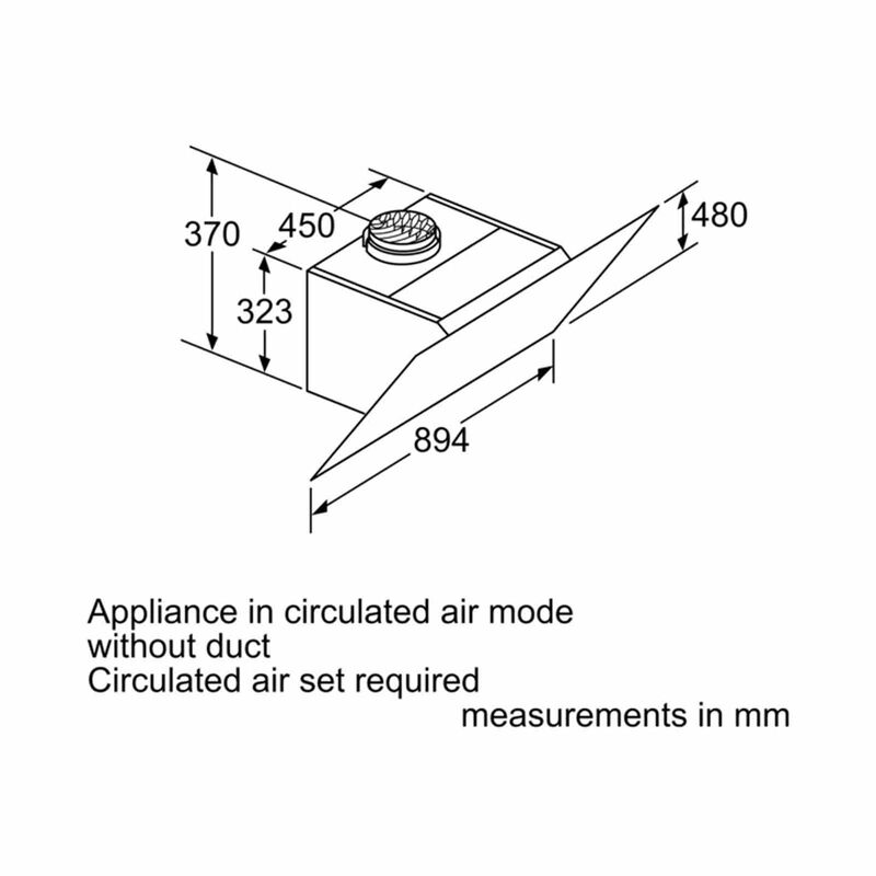 BOSCH Wall-mounted Hood (90cm) (exclude Installation) DWK98PR60B-image 7