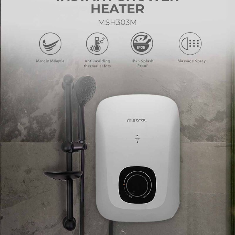 MISTRAL Instant Shower Heater MSH303M-image 6