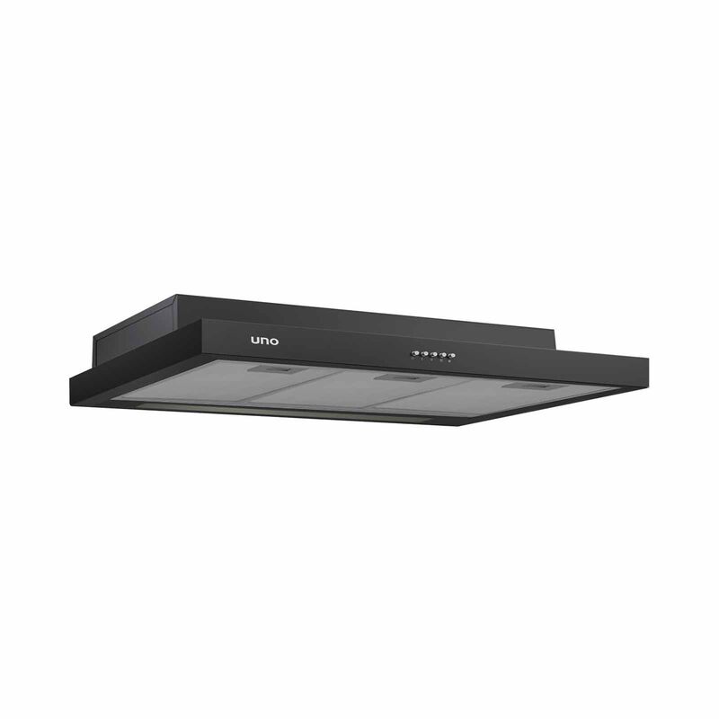 UNO 90cm Slim Line Cooker Hood - Matte Black (exclude Installation) UA9119BK-image 1