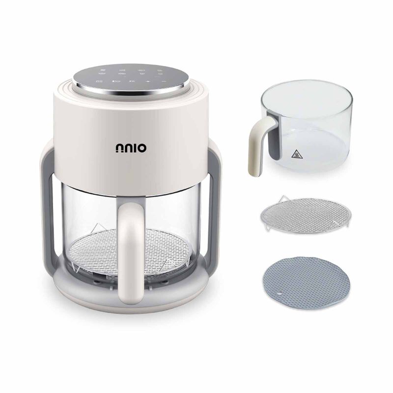 NNIO Digital Glass Air Fryer (4.0l) - White N4090GAF-image 3