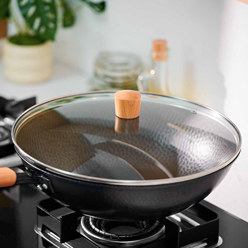 KANDA Nitrided Wok 32cm NITRIDED WOK 32CM-image 4