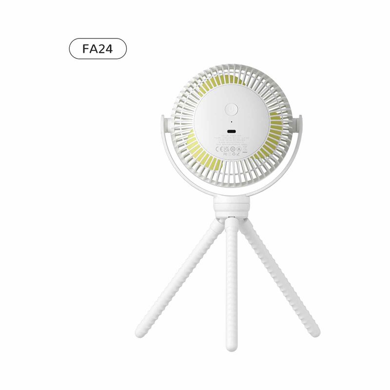 JISULIFE Octopus Small Fan With Flexible Tripods (babyfan Life1) FA24WHITE-image 4