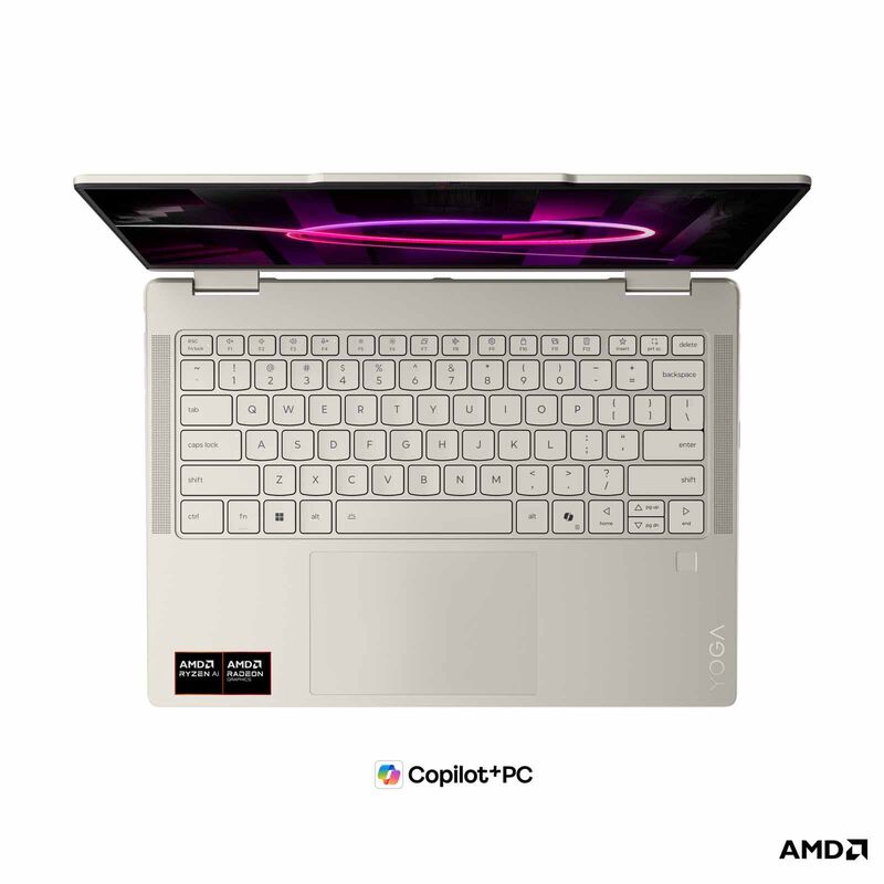 LENOVO 14in Wuxga Oled Amd Ryzen Ai 7 445 16gb Radeon 840m 512gb Ssd Win 11 Home YOGA 7 2-IN-1 14AGP11 83TD0080SB-image 9