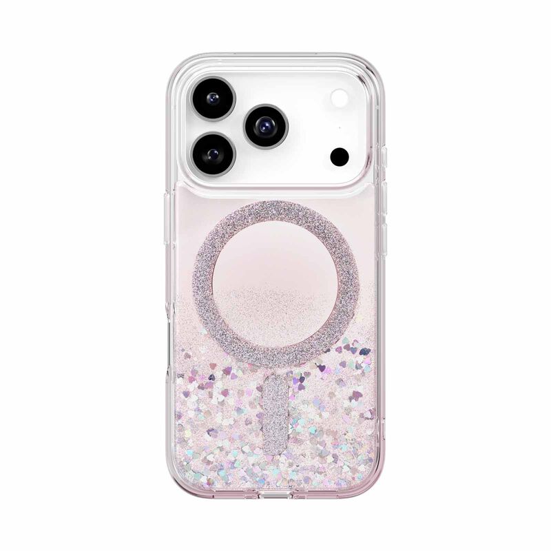 UNIQ Coehl Iphone 17 Pro (2025) 6.3 Magnetic Charging Solea - Glitter Hearts UNIQ-IP6.3P(2025)-SOLMGHTS-image 2