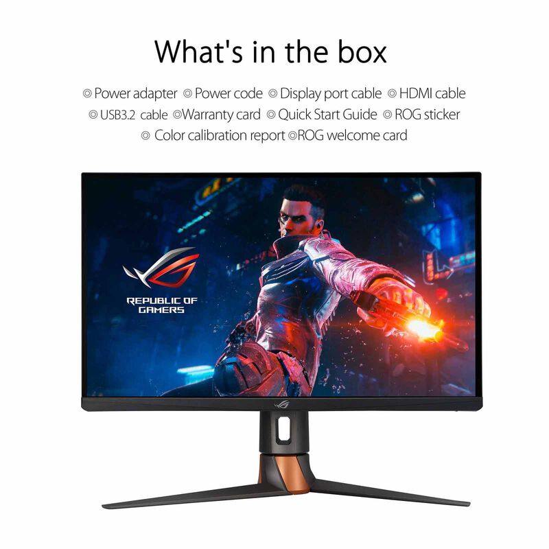 ASUS 27in Rog Swift Qhd 360hz Gaming Monitor PG27AQN-image 6