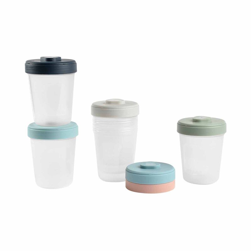 BEABA Food Storage Toddler Set 250ml - Eucalyptus (online) CLIP PORTIONS-image 1