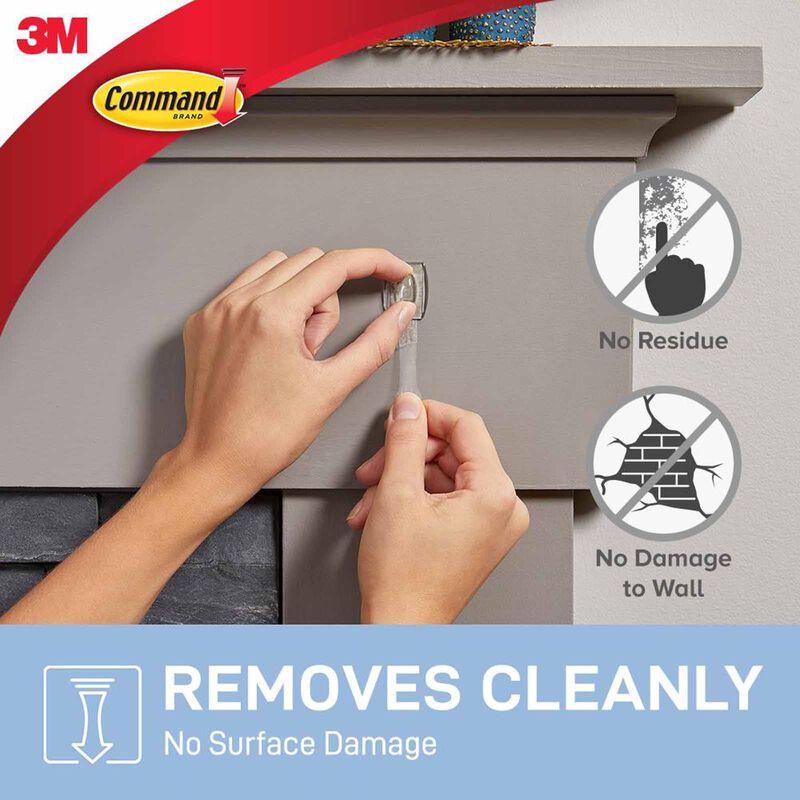 3M COMMAND Mini Hooks 6hooks 8strips 17006CLR-image 5