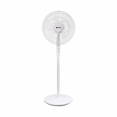 SONA 16 In Adjustable Stand Fan -white SFS6401