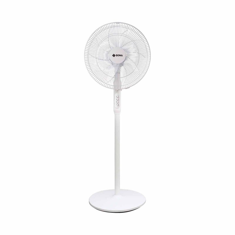 SONA 16 In Adjustable Stand Fan -white SFS6401-image 1