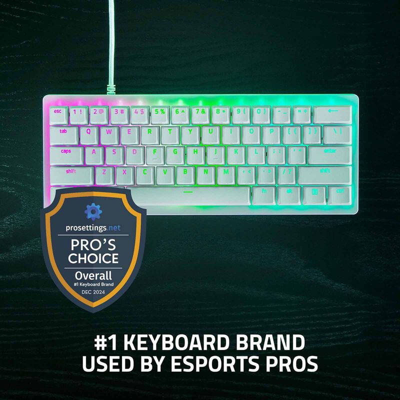 RAZER Huntsman V3 Pro Mini - 60% Analog Optical Esports Keyboard - White Edition RZ03-04991700-R3M1-image 9