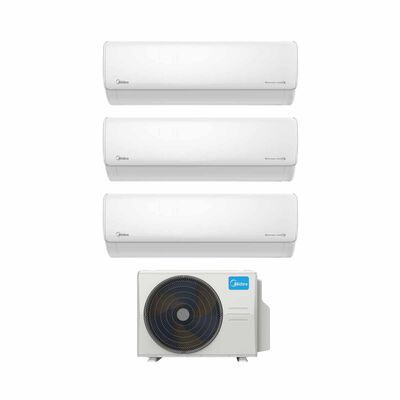 MIDEA Midea Mce 28k Condenser System 3 (9000btu X 2, 24000btu X 1) MCE-3M28E + MCEID-09PRO X 2/MCEID-24PRO