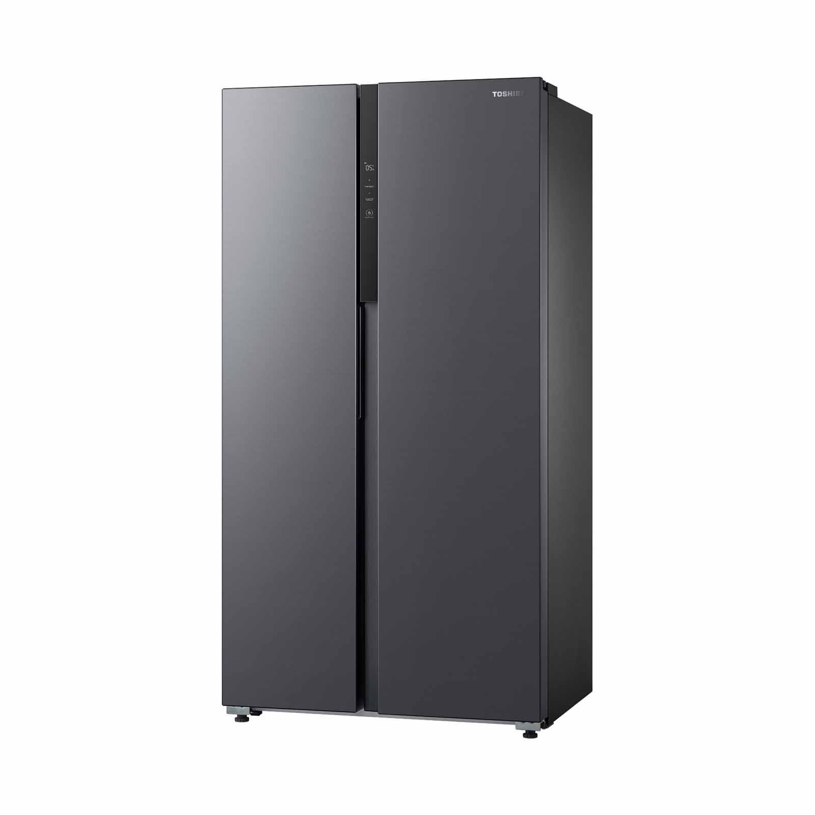 Shop TOSHIBA Side By Side Door Fridge (601l) Morandi Grey GR