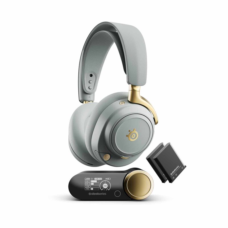 STEELSERIE Hi-res Audio Wired And Wireless Certified + Gamehub - Sage And Gold ARCTIS NOVA ELITE - SAGE AND GOLD-image 1
