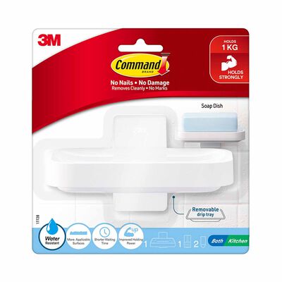 3M COMMAND Command Soap Dish 17728 17728