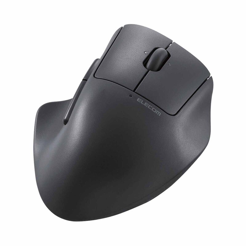 ELECOM 5 Btn Dual Mode Bt & Wireless Mouse - Black M-SH30MBSKBK-image 2