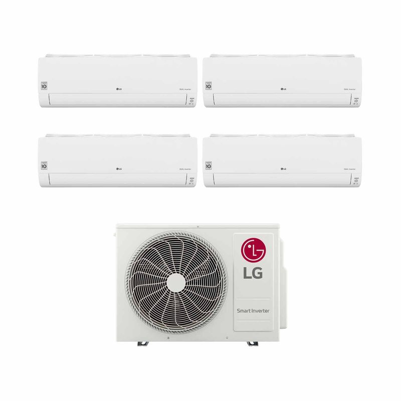 LG Lg 34k Condenser New Alpha+ System 4 (9000btu X 2, 12000btu X 1, 20000btu X 1) Z4UQ34GFA1+ZMNQ09GSJB0 X 2 /ZMNQ12GSJB0/ZMNQ20GSKB-image 1