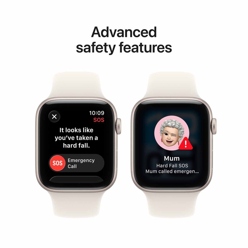 APPLE Watch Se 3 Gps + Cellular 44mm Starlight Aluminium Case With Starlight Sport Band - M/l MEPF4X/A-image 4