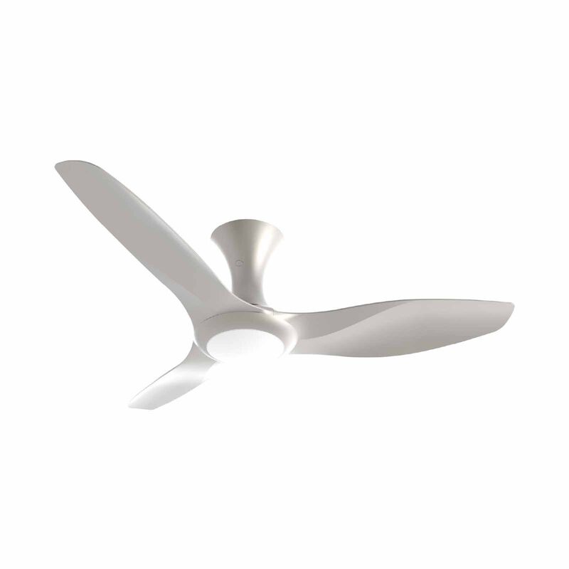 EUROPACE 48 In Dc Ceiling Fan- White (3 Blade)-gun Metal Silver ECF48HR3GMS-image 4