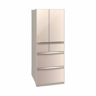 MITSUBISHI 6 Door Refrigerator (461l) Glass Beige MR-WX47LG-F-P