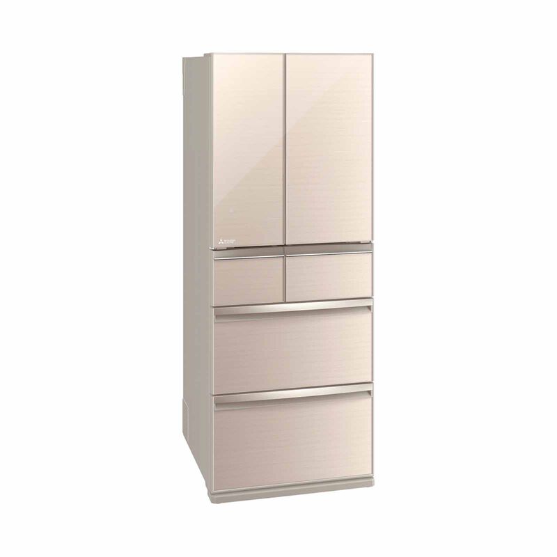 MITSUBISHI 6 Door Refrigerator (461l) Glass Beige MR-WX47LG-F-P-image 1
