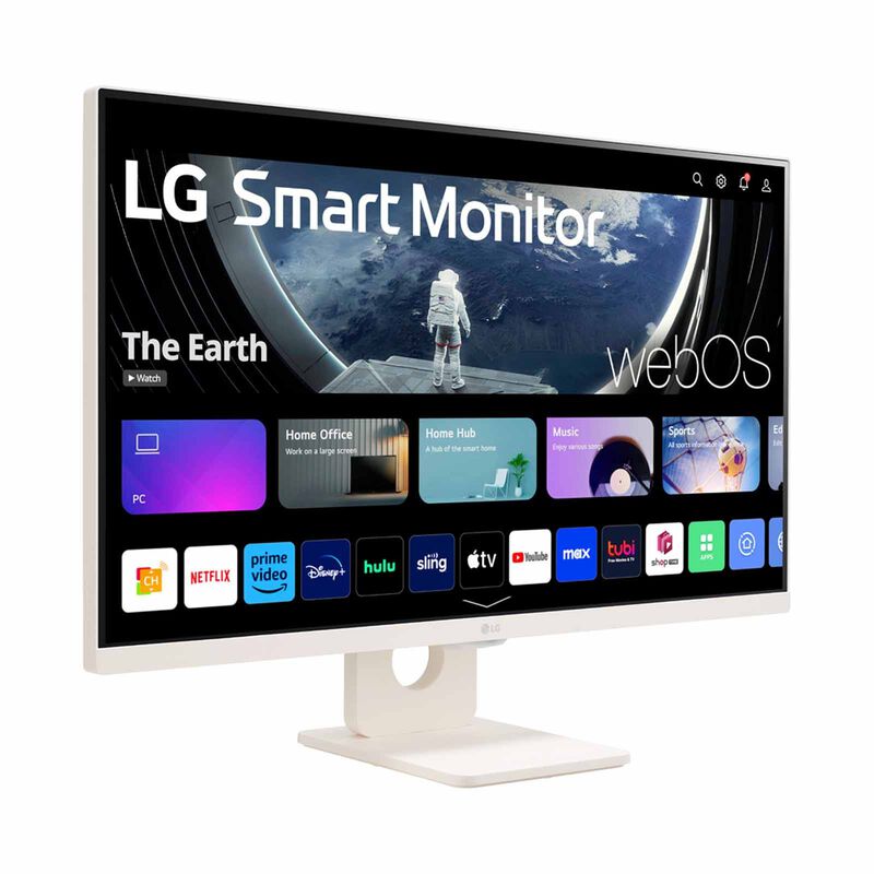 LG 27in Full Hd Ips Smart Wireless Monitor With Webos 27U511SA-W-image 4