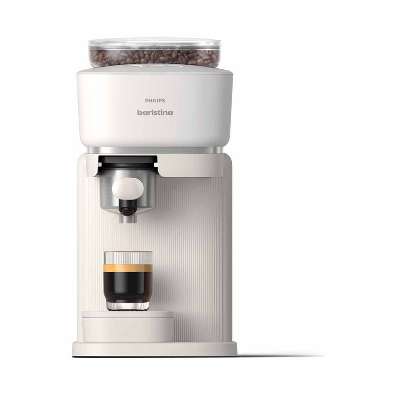PHILIPS Baristina Espresso Machine - Milky White BAR300/00-image 1