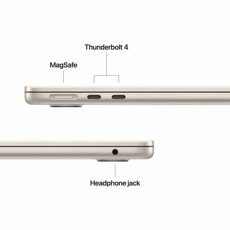 APPLE 13-inch Macbook Air: M5 Chip With 10-core Cpu And 8-core Gpu, 16gb, 512gb Ssd - Starlight MDHA4ZP/A-image 3
